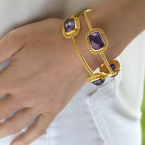 Julie Vos Jewelry - NWT Authentic Julie Vos amethyst Luxor Bangle